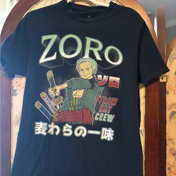 Ripple Junction Other - Ripple Junction Black Zoro Graphic Tee